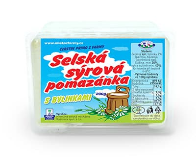 Selská sýrová pomazánka